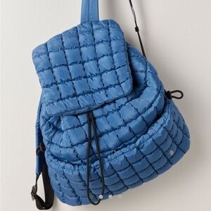 QUILTED HIKER BACKPACK FRENCH BLUE